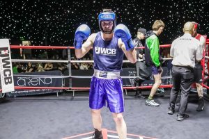 A men wearing Boxing Attire