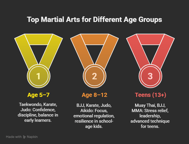 right age for kids to practice martial arts