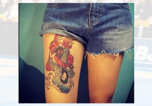 Jiu jitsu Tattoo for woman