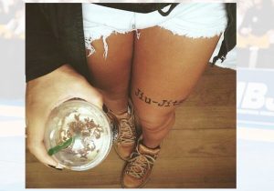 Jiu jitsu Tattoo for woman